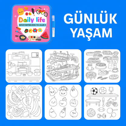 Lunavo™ Yeniden Kullanılabilir Boyama Kitabı