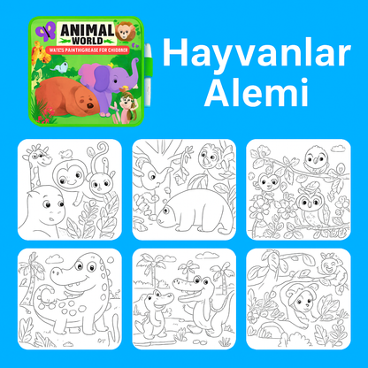 Lunavo™ Yeniden Kullanılabilir Boyama Kitabı